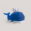 免裁切紙模型-鯨魚面紙盒