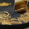 Product Image. Gold Leaf Painting-Moon 6