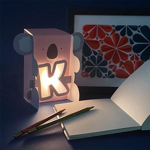 動物造型字母燈