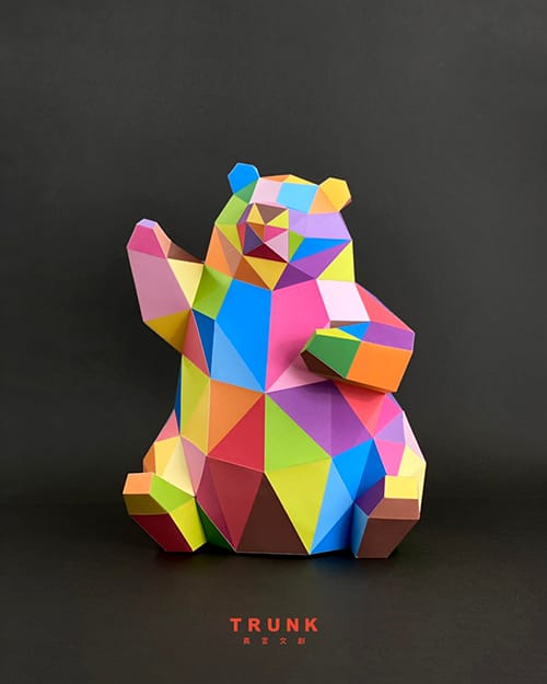 Color Block Bear-Cover