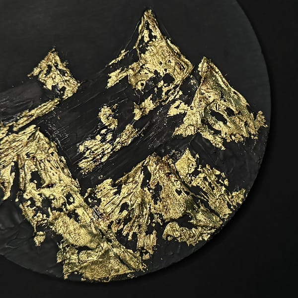 商品圖.金箔畫-山脈4